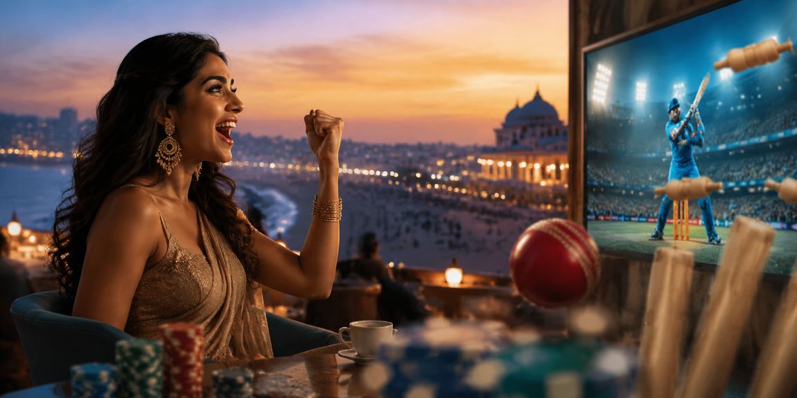 Live casino dealer facilitating a game